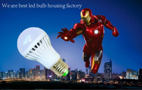 30000 hours long lifespan plastic led light bulb housing