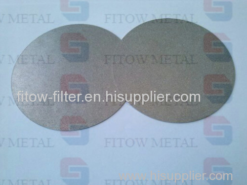 316L Stainless steel Sintered Porous Metal Filter Disc