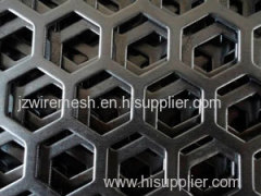 Hexagonal Hole Perforated Metal