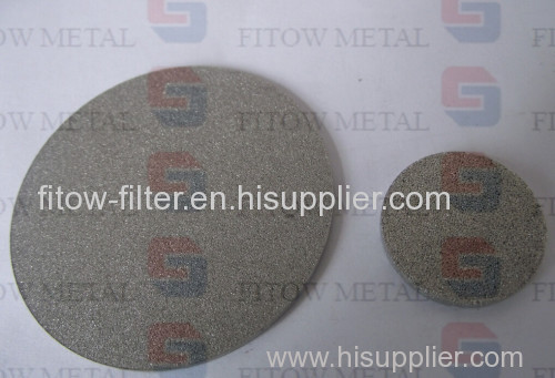 Stainless Steel porous Filter Disc