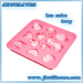 Heart silicone ice cube mold with many cubes China