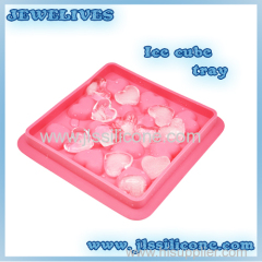 Heart silicone ice cube mold