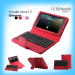 Leather Cover Stand Case Removable Bluetooth Wireless Keyboard for google nexus 7 2