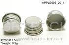Eco-Friendly Aluminum Screw Caps Silver For Cosmetics , Food Bottles