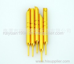 Gold Plated Brass Contact Pin test probe