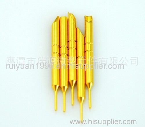 Gold Plated Brass Contact Pin test probe