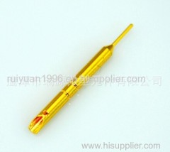 Gold Plated Brass Contact Pin test probe