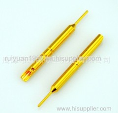 Gold Plated Brass Contact Pin test probe