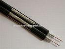 Dual RG6 Coaxial Cable for CATV and MATV, PVC Jacket 75 ohm Video Cable / CATV Coaxial Cable