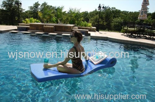 Pool floating foam lounger Swimming Recreation Pool floats bed vinyl coated closed cell foam pool floats