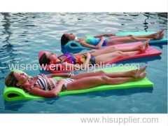 Recreation Swimming Foam Pool Float Water Mat Vinyl coated dipped pool lounge