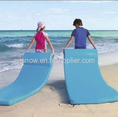 Pool floating foam lounger Swimming Recreaton Pool floats bed vinyl coated closed cell foam pool floats