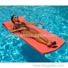 Swimming pool float Foam Pool Float Vinyl coated dipped pool lounge Water floating mats