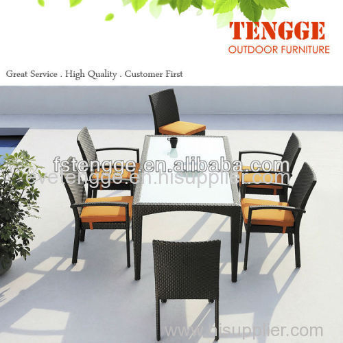 Outdoor furniture chair and table rattan furniture