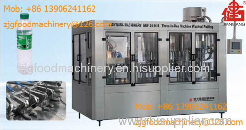 Mineral water/pure water filling bottling machine/washing filling capping three in one machine