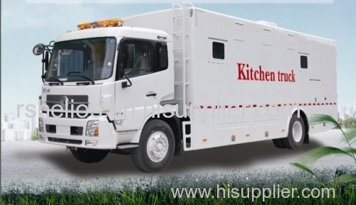Dongfeng Military Kitchen Cooking Truck for 100 people