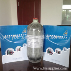 CE approved SCBA firefighting aluminum composite gas cylinder