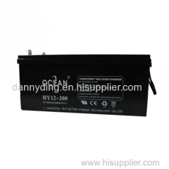 2014 hotsale 12v 200ah deep cycle VRLA lead acid battery for ups/solar system/lighting/wind energy/backup power