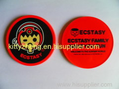 promotion pvc coaster /cup mat /pvc cup pad