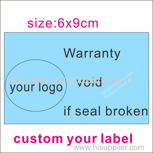 Get top quality tamper evidnt custom security stickers