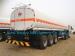 HOWO A7 Oil Tank Trailer Diesel 28 Cubic Meters , Two Single Low Bed Trailer