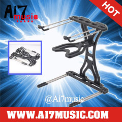 Ai7music Professional Adjustable DJ laptop stand CD stand Notebook stand Black