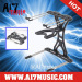 Professional Adjustable DJ laptop stand CD stand Notebook stand Black