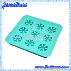 Snowflake silicone ice cube tray & chocalate mould china