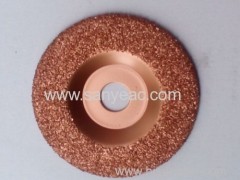 tungsten grinding disc for rubber conveyor belt