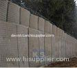 Customized 0.61x0.61m Size Hot Dipped Galvanized Gabion Hesco Blast Fence