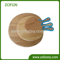 Three sizes bamboo chooping board with handle