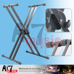 Ai7music Double X Keyboard Stand Heavy Duty Double brace keyboard stand