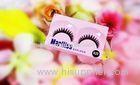 Full Darkness Natural False Eyelashes For Big Eyes , Professional Fake Eyelashes