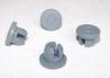 Grey EPDM or SBR Custom Rubber Parts / Oil Resistant Rubber Stopper 25 - 95 Shore A