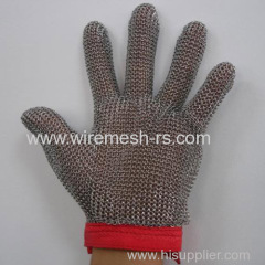 Metal Cut resistant mesh gloves