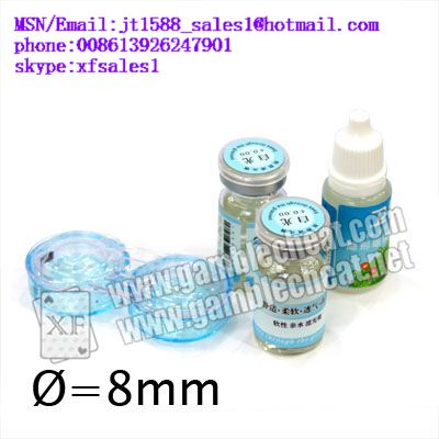 IR contact lenses with 8mm pupil diameter|marked cards|invisible ink poker cheat