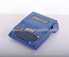Portable heat shrinkable Cable Marking Printer Blue with LCD display