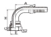 Ningbo BSP Female Hydraulic Hose Fittings 22191 22191-T 22191-W