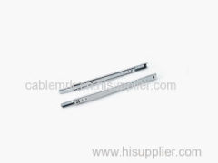 Kitchen hardware Galvanized steel Ball Bearing Drawer Slides , keyboard drawer slides