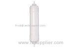 Quick Fitting Inline Water Filters 12 Inch , UF Hollow Fiber Membrane