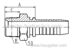 Hydraulic fittings NPT male fitting 15611