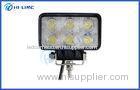 DC 10-30V 4.3" 18W Square Automotive LED Work Lights 60 / 30 degree Mining PC Bulbs
