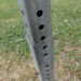 perforated square sign post