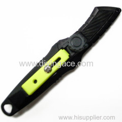 plastic handle diving knife with plastic sheath