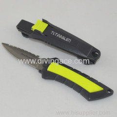 2014 manufacturer ocean master titanium dive knife new product