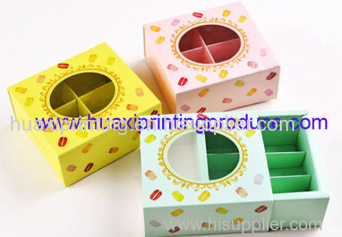 square colorful chocolate boxes