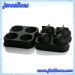 4 cavities Silicone ice ball tray molds by china