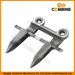 Forged finger harvester blade guard harvester cutter guard