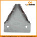agricultural cutting parts ledger blade serrated blade combine parts under serrated segment blade
