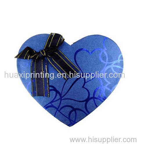 blue heart shape chocolate boxes